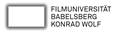 Film University Babelsberg KONRAD WOLF Company Logo