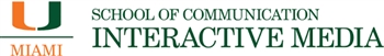 University of Miami Department of Interactive Media Company Logo